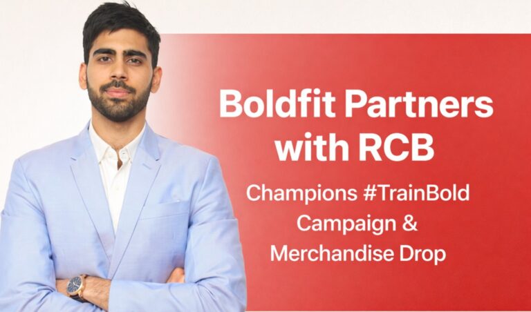 Boldfit, RCB, Royal Challengers Bengaluru, IPL 2026, Champions TrainBold, sports merchandise, fitness brand India, Pallav Bihani, RCB merchandise, cricket marketing, brand partnership, IPL news
