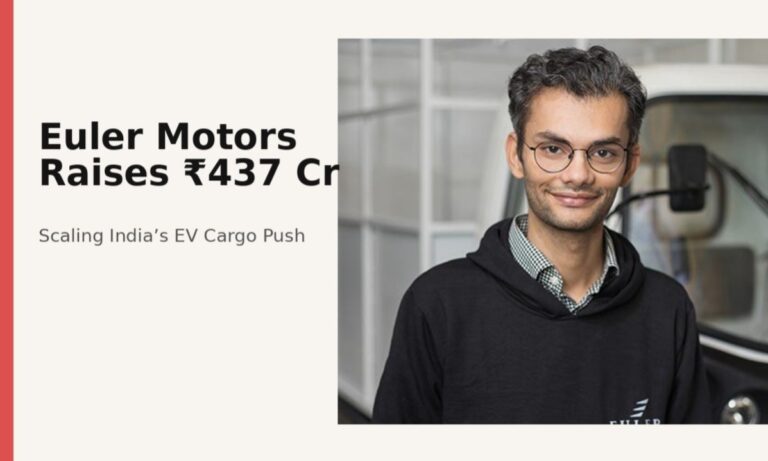 Euler Motors, Series E funding, Lightrock, Hero MotoCorp, electric vehicles India, EV startups India, commercial EV, cargo EV India, Indian startups, EV funding India, logistics EV, Saurav Kumar, startup funding news, Ascendants India