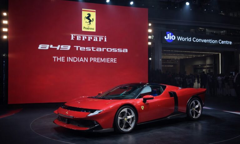 Ferrari, Ferrari 849 Testarossa, Ferrari India launch, luxury cars, supercars, hybrid supercar, Ferrari SF90 Stradale, Benedetto Vigna, Enrico Galliera, Mumbai launch, automotive news, high performance cars, Ferrari India, luxury automobile market
