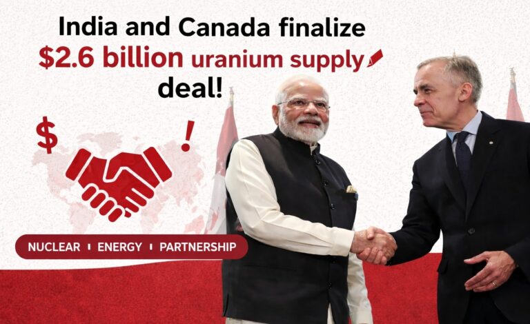 India Canada relations, Uranium deal, CEPA, Narendra Modi, Mark Carney, Civil nuclear cooperation, Bilateral trade, Critical minerals, Renewable energy partnership, International Solar Alliance