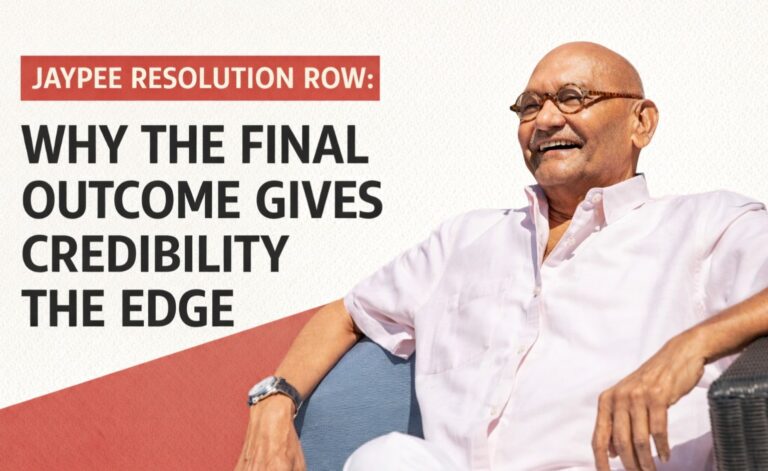 Jaypee, Jaypee resolution, Adani Group, Vedanta, Anil Agarwal, insolvency process, IBC India, NCLT, NCLAT, distressed assets, corporate bidding, NPV vs execution, lender decision, Indian business news, debt resolution, infrastructure sector