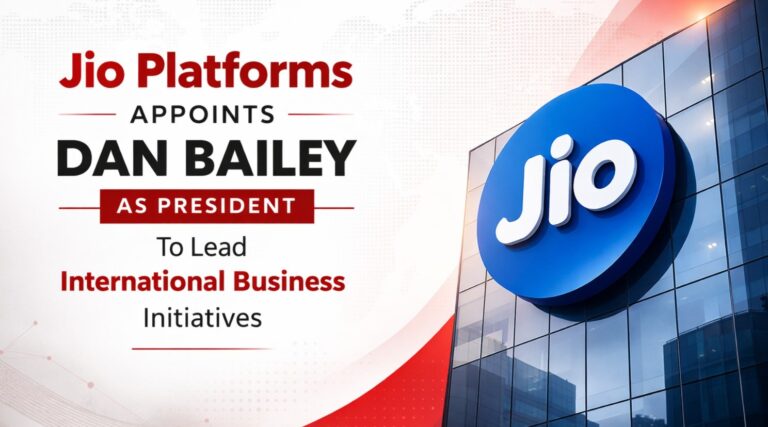 Jio Platforms, Dan Bailey, Akash Ambani, Reliance Jio, telecom, international expansion, leadership appointment