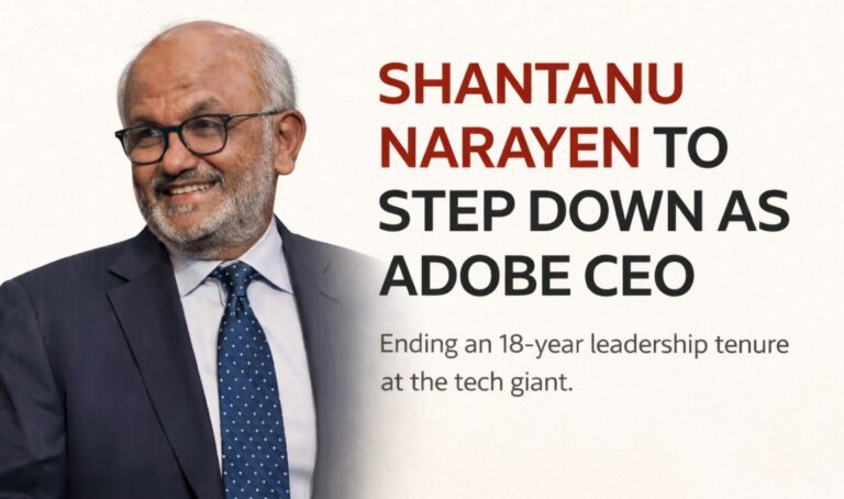 Shantanu Narayen, Adobe CEO, Adobe Creative Cloud, Adobe Firefly, Adobe Sensei, Silicon Valley leaders, Indian-origin CEOs, tech industry leadership, software industry, digital creativity tools