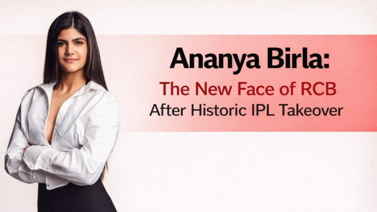 Ananya Birla, RCB owner, Royal Challengers Bengaluru, IPL 2026, Aditya Birla Group, IPL franchise sale, Ananya Birla profile, RCB takeover, Indian Premier League, business news India, cricket business, sports ownership, Aryaman Birla, IPL news, startup founders India