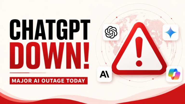 ChatGPT down, Google Gemini down, AI outage, tech news, OpenAI status, Claude AI, Microsoft Copilot, global service disruption, Downdetector, technology news 2026