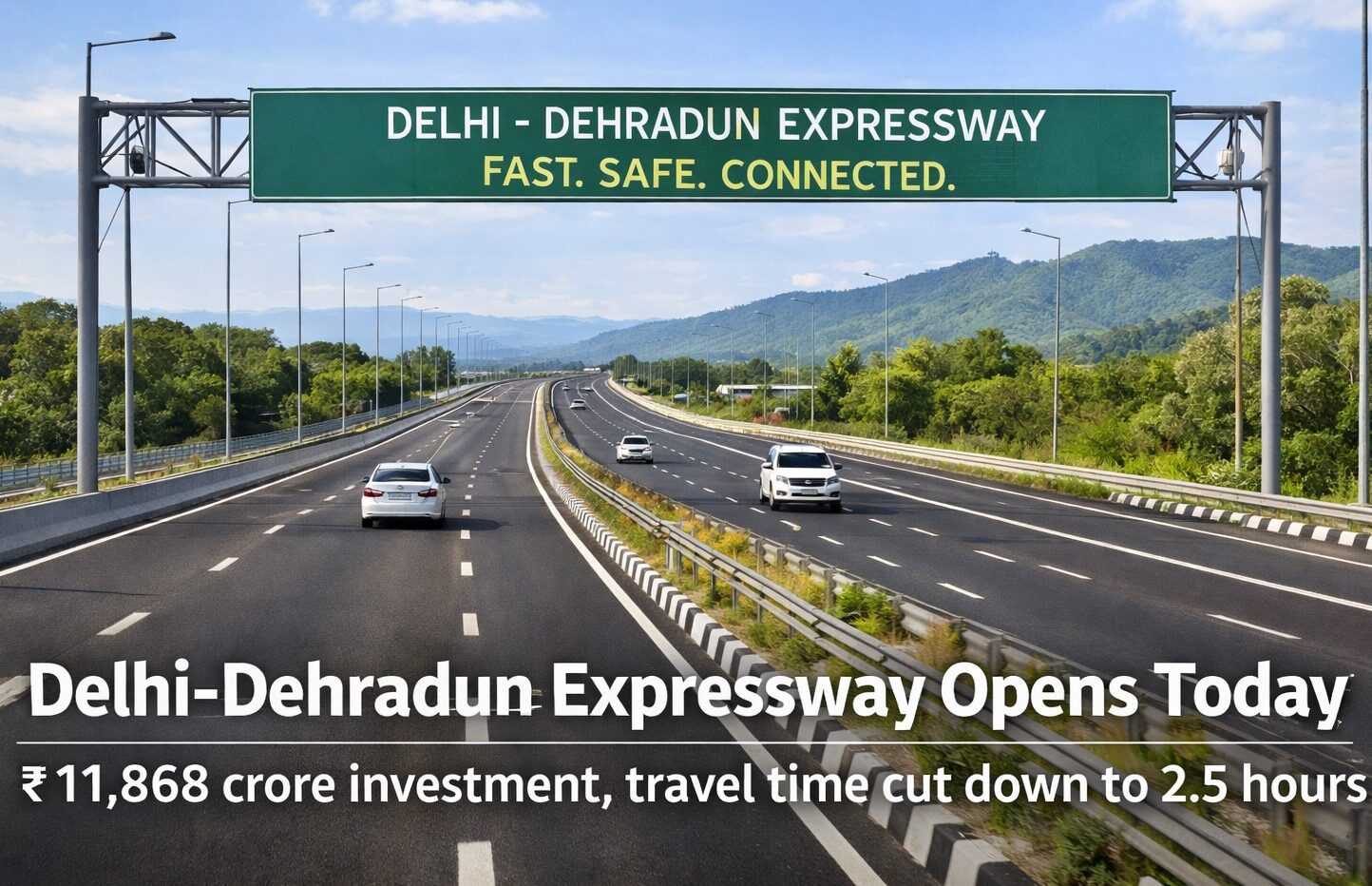 Delhi-Dehradun Expressway, Delhi News, Dehradun News, Narendra Modi, Nitin Gadkari, Infrastructure News, Highway Project, India News, Travel Update, Uttarakhand News