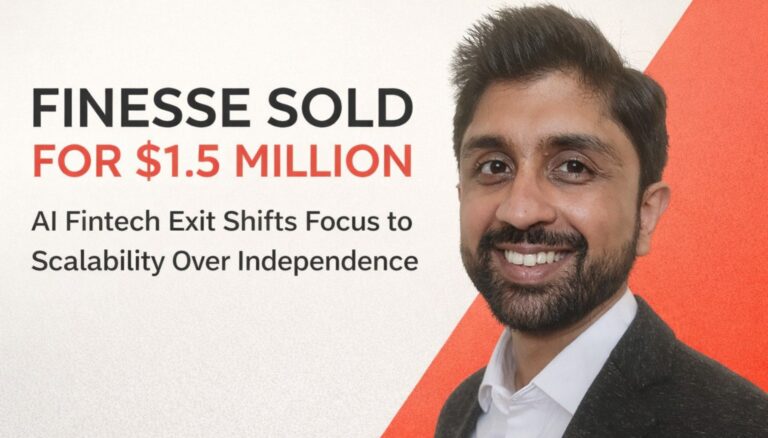 Finesse startup, AI fintech India, fintech acquisition, startup exit India, Rohit Rao, AI in finance, fintech news India, startup funding, fintech startups, business news India