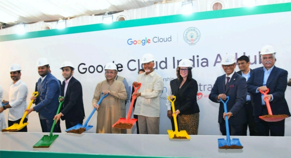 Google, Google AI Hub, Visakhapatnam AI project, Google India investment, AdaniConneX, Nxtra Airtel, India AI infrastructure, data centre India, AI ecosystem India, Viksit Bharat, Andhra Pradesh tech, Google Cloud India, AI data centres, India digital infrastructure, Bharat AI Shakti Conclave