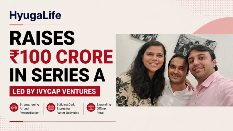 HyugaLife, IvyCap Ventures, startup funding India, healthtech startups, nutrition marketplace, supplements industry India, Series A funding, Indian startups, fitness and wellness market, AI in healthtech
