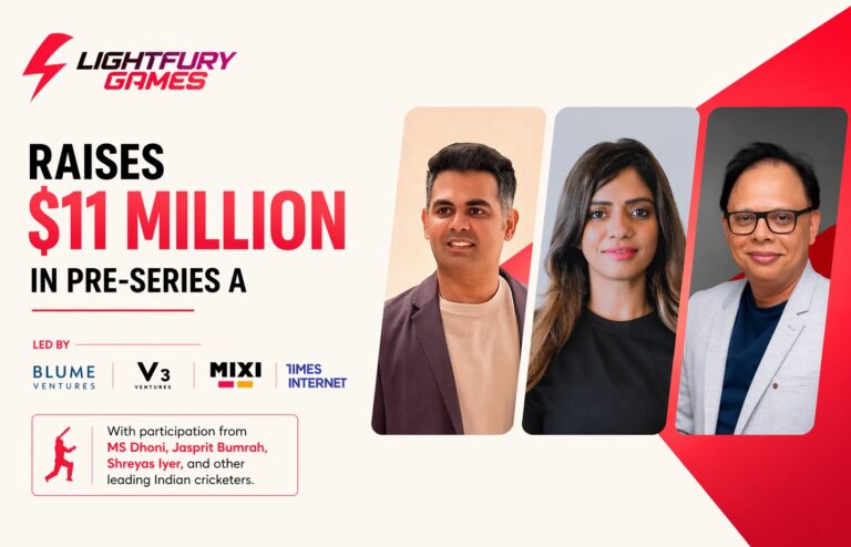LightFury Games, eCricket, gaming startup, game funding, Blume Ventures, mobile gaming, AAA games, Indian startups, pre-Series A funding, cricket gaming