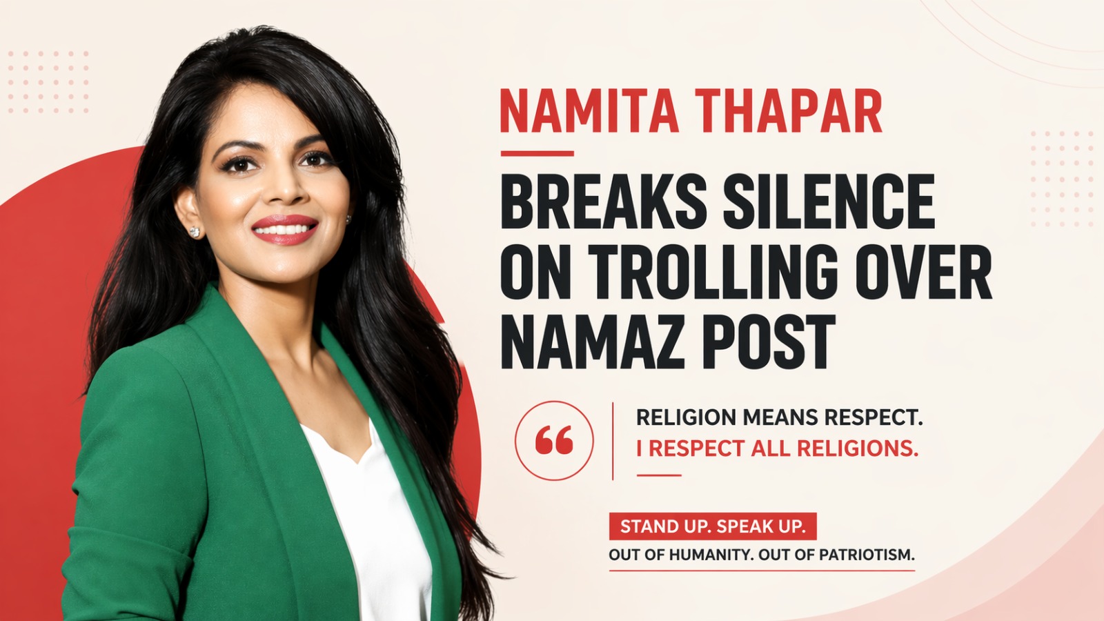 Namita Thapar, Shark Tank India, Namaz controversy, social media trolling, religion and respect, Emcure, Arth by Emcure, India news, online abuse, public figures response