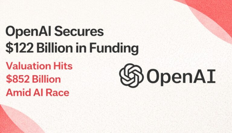 OpenAI, OpenAI funding, OpenAI $122 billion, AI funding news, ChatGPT growth, artificial intelligence industry, tech funding 2026, OpenAI valuation, AI competition, Anthropic, Google Gemini, xAI, SoftBank, Microsoft AI, Nvidia AI