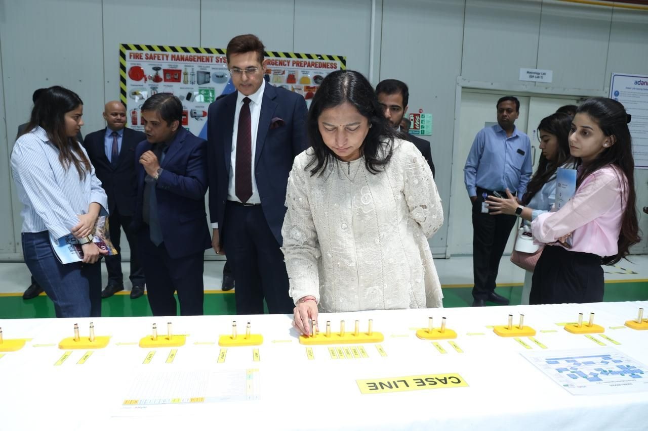 preeti adani at adani defence kanpur