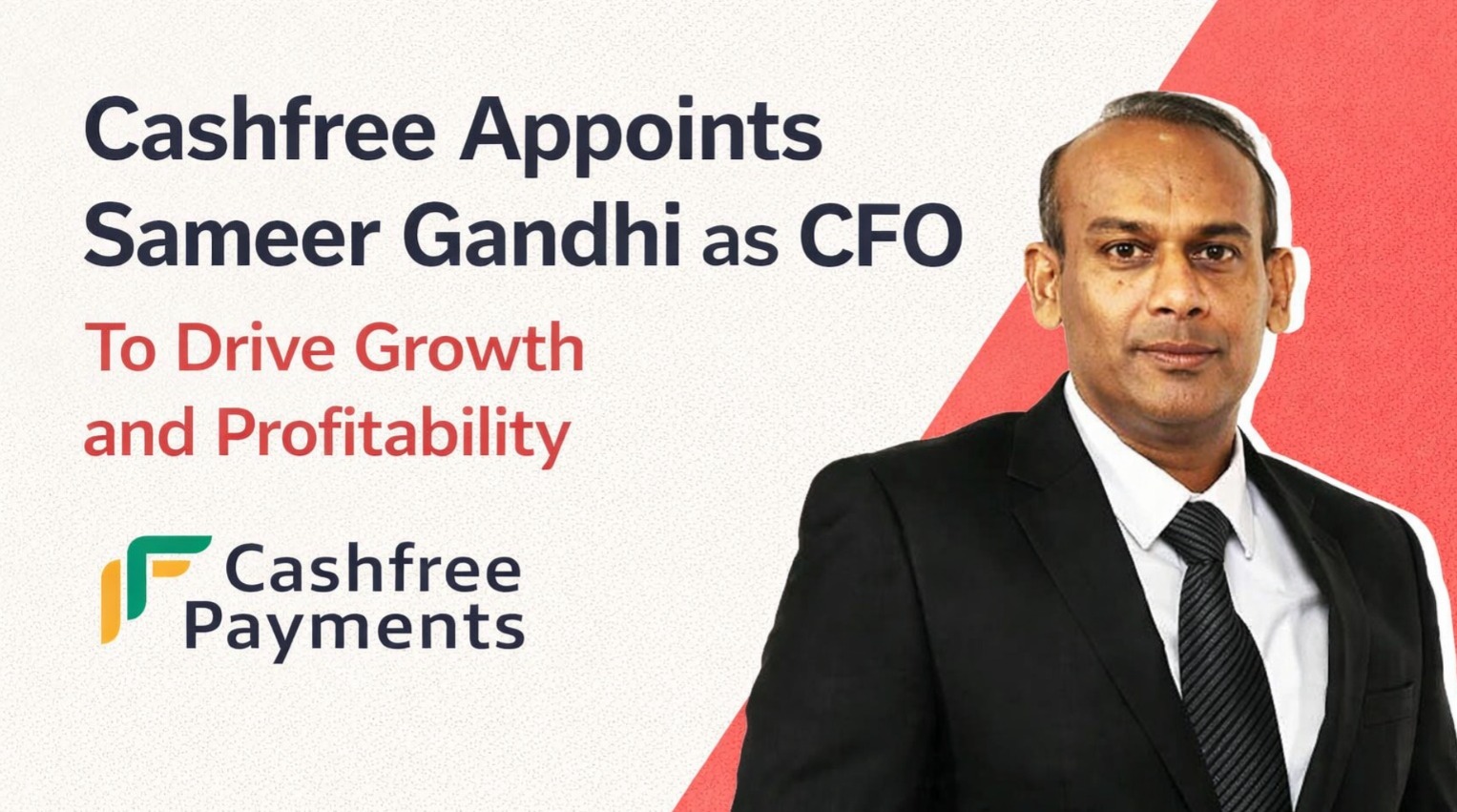 Cashfree, Sameer Gandhi, Cashfree CFO, fintech India, digital payments India, Visa India, startup leadership, fintech news, Razorpay, PayU, Indian startups, payments industry India