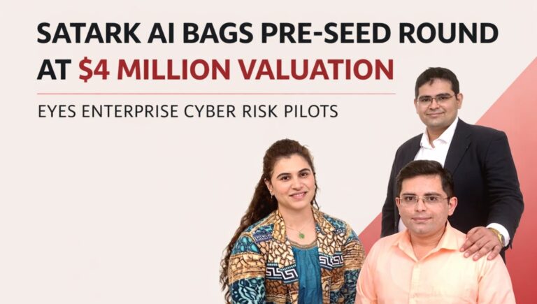 Satark AI, cybersecurity startup India, AI cybersecurity, pre-seed funding, startup funding India, enterprise security, cyber risk management, SIEM, SOAR, CSPM, Indian startups, tech funding news