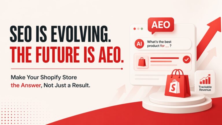 SEO, AEO, Answer Engine Optimization, Agentic Commerce, Shopify, E-commerce Trends, AI in Commerce, ChatGPT Shopping, Digital Marketing, Future of SEO
