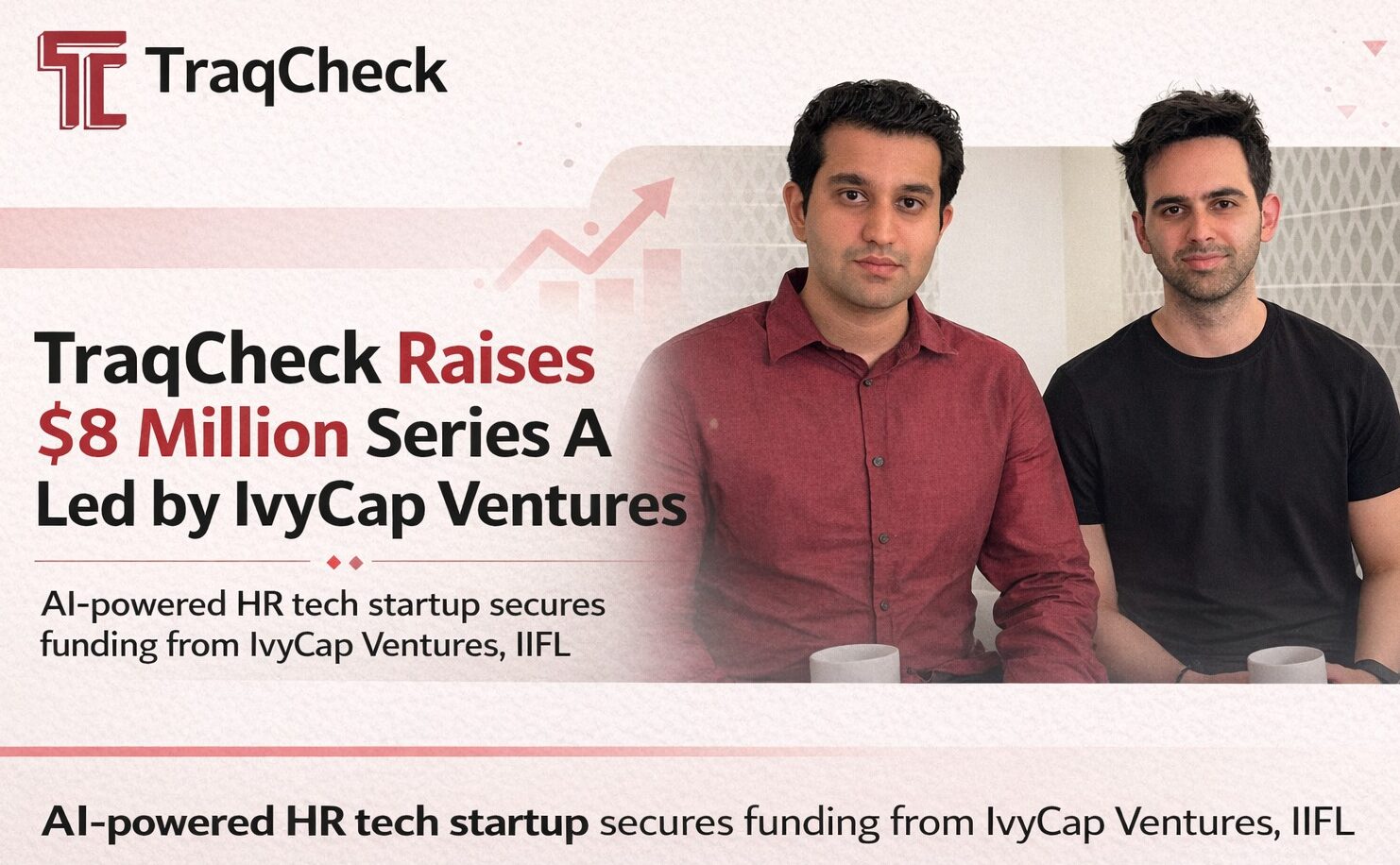 TraqCheck, IvyCap Ventures, IIFL, Series A Funding, Startup Funding, HR Tech, AI Startup, Recruitment Technology, Enterprise SaaS, India Startups