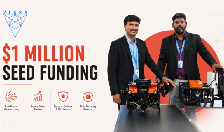 Vikra Ocean Tech, Finvolve, India Accelerator, deeptech startup, ocean robotics, marine technology, defence technology, Indian startups, seed funding, autonomous vessels, underwater robotics, AI imaging, PSU sector, iDEX grants