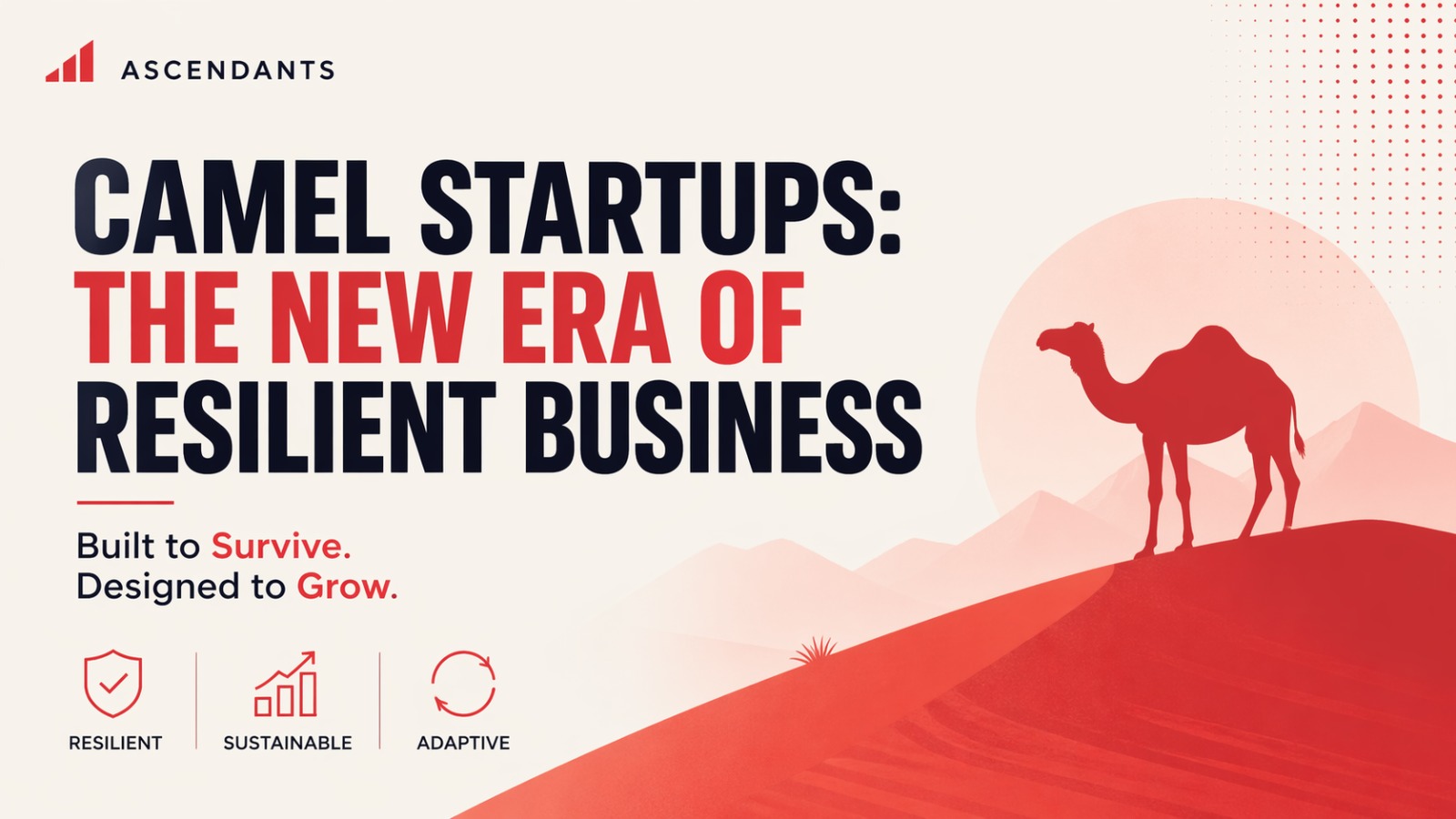 camel startups, startup strategy, unicorn startups, sustainable business, startup funding, venture capital trends, resilient startups, startup growth models, entrepreneurship, business strategy