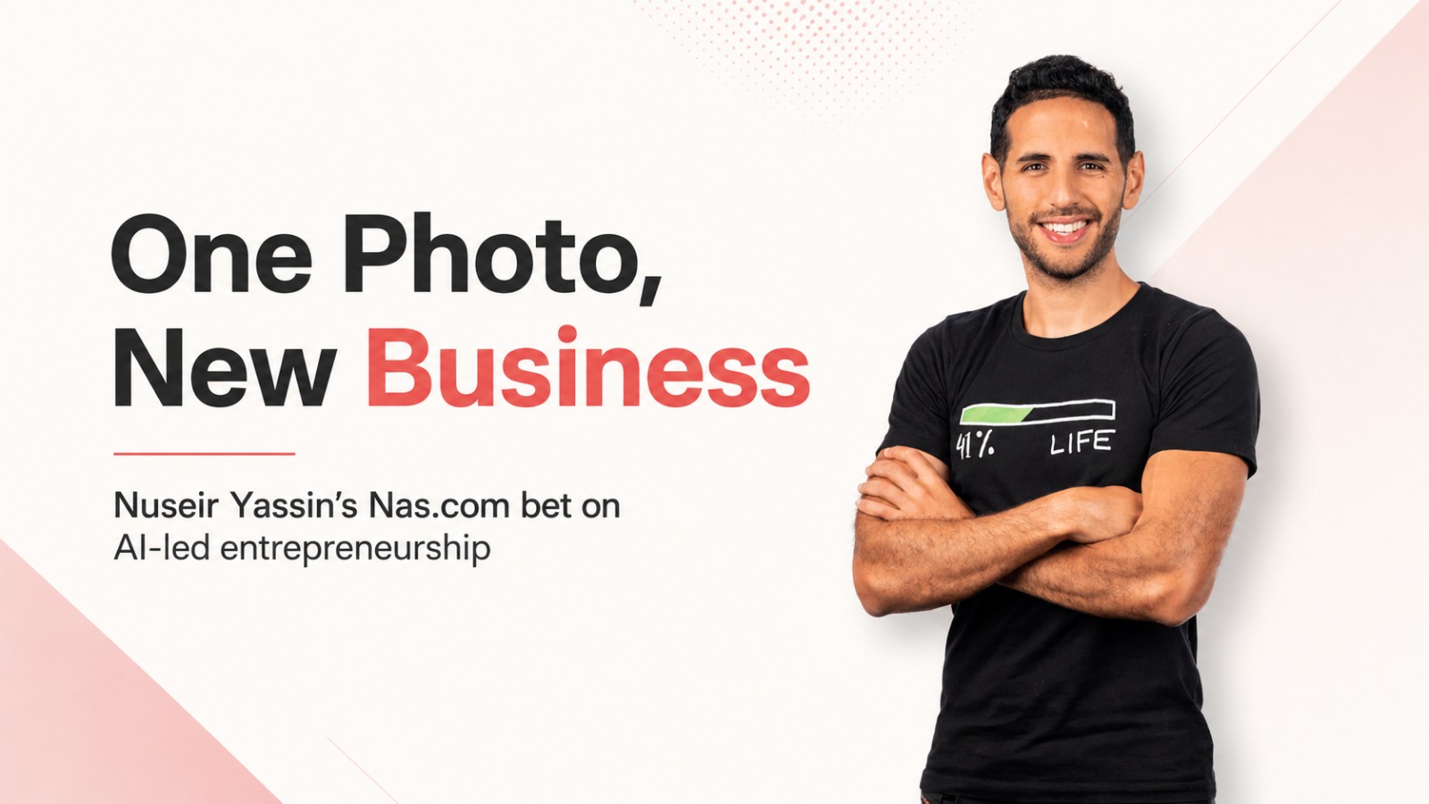 Nuseir Yassin, Nas.com, Nas Daily, AI Startup, AI Business Tool, Online Business, Solo Entrepreneurs, Creator Economy, Digital Marketing, AI Marketing, E-commerce, Startup Funding, Vinod Khosla, Shopify Alternative, Small Business Tools, Entrepreneurship, AI Ads, Online Store Builder, Creator Business, Business News, startup news,