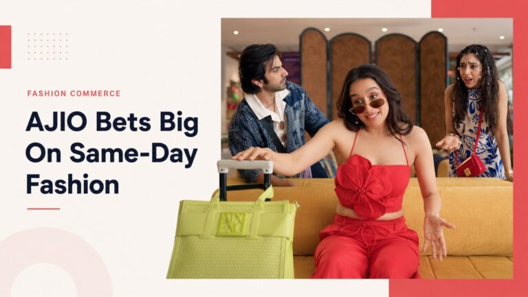 AJIO, Shraddha Kapoor, AJIO Big Bold Sale 2026, same-day fashion delivery, fashion e-commerce, quick commerce, AJIO Rush, Ayush Mehra, Indian advertising, fashion campaign