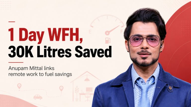 Anupam Mittal, Shaadi.com, Work From Home, WFH, Petrol Saving, Fuel Conservation, PM Speech, Hybrid Work, Remote Work, Startup Founders, Indian Business News