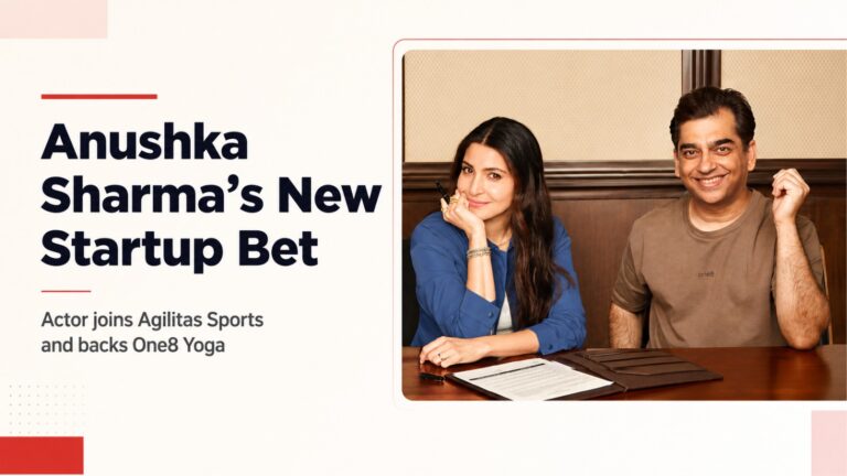 Anushka Sharma, Agilitas Sports, One8 Yoga, Virat Kohli One8, Anushka Sharma investment, Agilitas Sports startup, Indian sportswear startup, athleisure market India, yoga activewear, celebrity investors India, startup funding India, sportswear brand India, Abhishek Ganguly, Bengaluru startup, One8 activewear, Indian athleisure brand, Virat Kohli investment, Agilitas One8, fitness apparel India, women’s activewear India