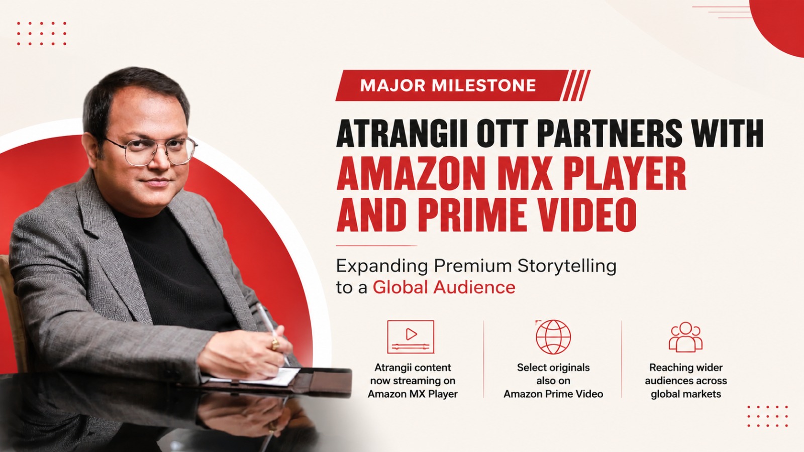 Atrangii, Amazon MX Player, Amazon Prime Video, Vibhu Agarwal, OTT platforms India, Indian streaming industry, digital entertainment, content partnership, Indian web series, OTT news, streaming platforms, Atrangii originals, entertainment industry India, Prime Video India, MX Player India