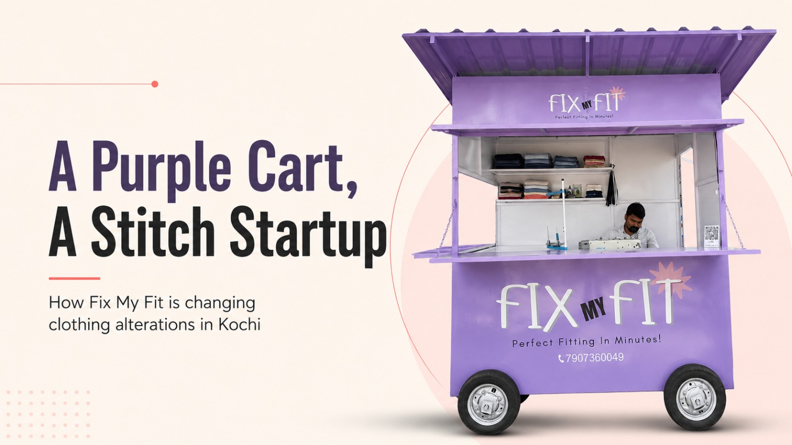 Fix My Fit, Kochi startup, clothing alteration, Sonali Thakur, sustainable fashion, women entrepreneurs Kerala, fashion repair, Kerala startup 2026, alteration service Kochi, sustainable fashion India