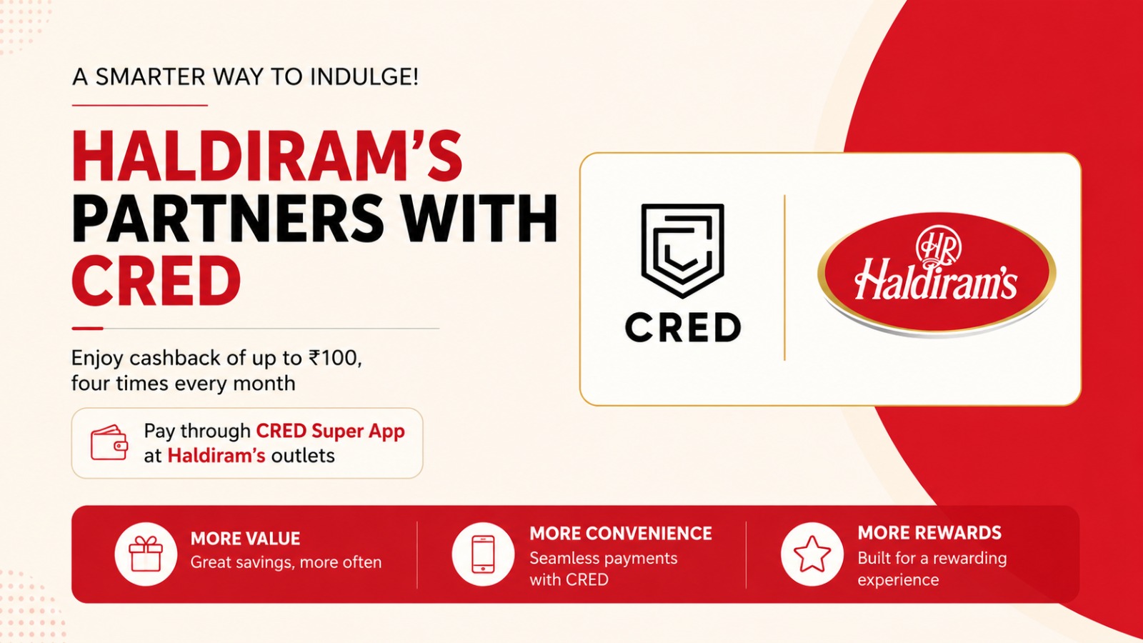 Haldirams, CRED, Haldiram’s CRED partnership, cashback offers, digital payments, QSR industry, food retail India, customer engagement, loyalty programs, fintech partnerships, Haldiram’s outlets, CRED Super App, brand collaboration, India business news, digital consumer experience