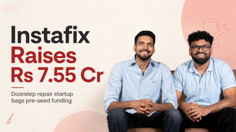 Instafix, Instafix funding, Doorstep smartphone repair, Smartphone repair startup, Titan Capital, 8i Ventures, Pre-seed funding, Gurugram startup, Indian startups, Consumer electronics repair, Startup funding India, Aniket Kale, Chetan Chauhan