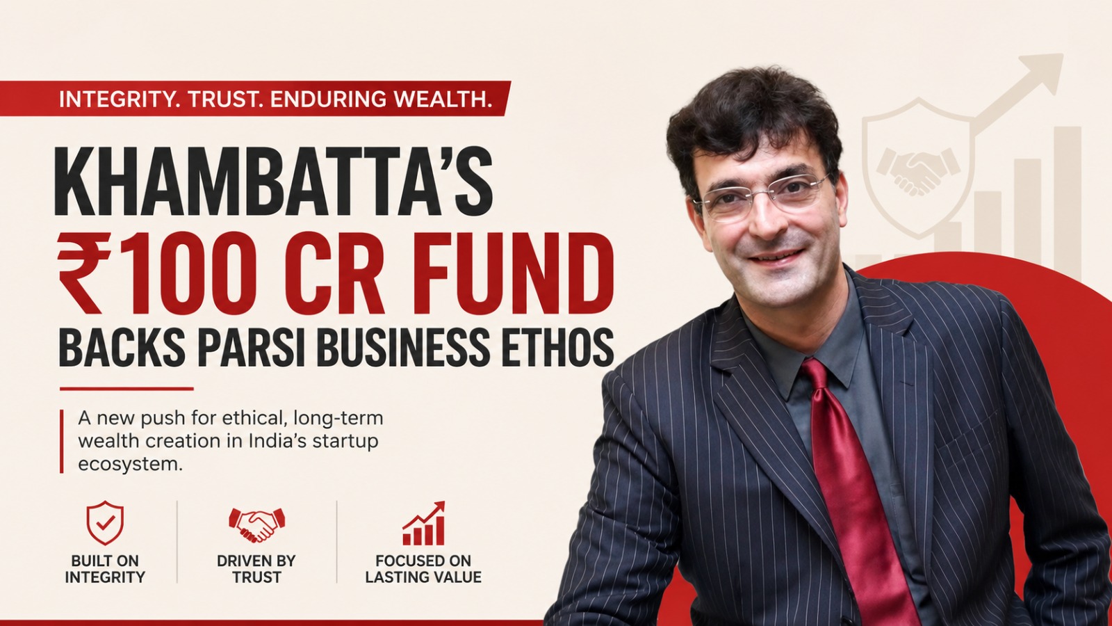 Piruz Khambatta, Rasna, Parsi business community, ethical business, startup fund India, Zoroastrian business values, Indian startups, Tata Group, Godrej Group, business integrity, startup ecosystem India, long term value creation, entrepreneurship India, business ethics India, startup investment, Indian economy, trust in business, Parsi entrepreneurs, Ashoi book, startup culture India