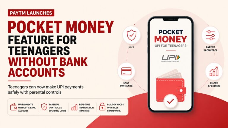 Paytm Pocket Money, UPI payments, NPCI UPI Circle, Teenagers UPI, Digital Payments India, Fintech India, Paytm new feature, UPI for minors, Teen banking India, Cashless payments, Indian fintech news, Mobile payments, Paytm app, Pocket Money feature