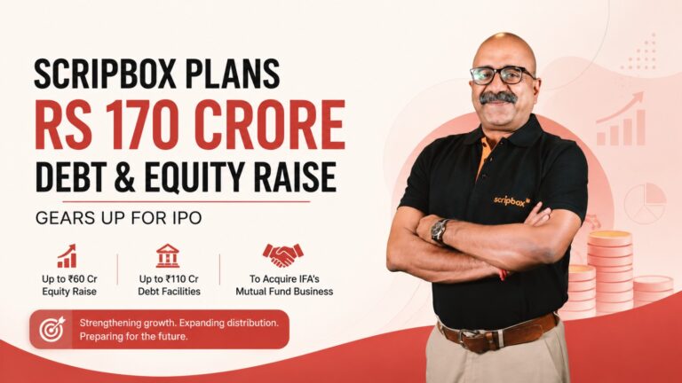 Scripbox, Scripbox IPO, Scripbox funding, wealthtech startups, Indian wealthtech, mutual fund distribution, Independent Financial Advisor, IFA acquisition, fintech startups India, digital wealth management, startup funding India, Accel, LetsVenture, DMI, IPO-bound startups, financial planning, mutual funds India