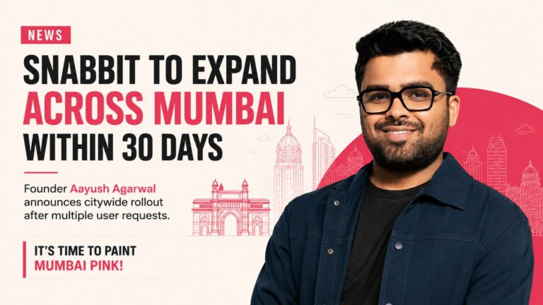 Snabbit, Aayush Agarwal, Snabbit Mumbai expansion, Urban Company competitor, Pronto, Mumbai startups, hyperlocal services, on-demand services India, startup expansion, Mumbai business news, Indian startups, convenience economy, tech startups India, LinkedIn announcement, Mumbai service market