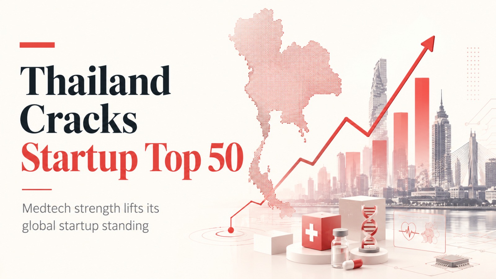 Thailand startups, Thailand startup ranking 2026, Global Startup Ecosystem Index 2026, StartupBlink, Southeast Asia startups, medtech startups Thailand, Bangkok startup ecosystem, Chiang Mai startups, Phuket startups, Thailand innovation hub