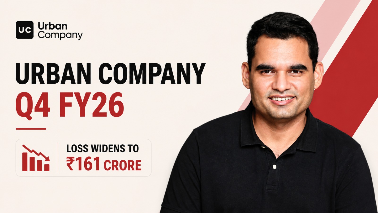 Urban Company, Urban Company Q4 FY26, Urban Company loss, Urban Company revenue, InstaHelp, Abhiraj Singh Bhal, Indian startup news, home services startup, startup earnings, Urban Company NTV, Urban Company financial results, Indian startups, quick commerce services, Urban Company growth, FY26 results