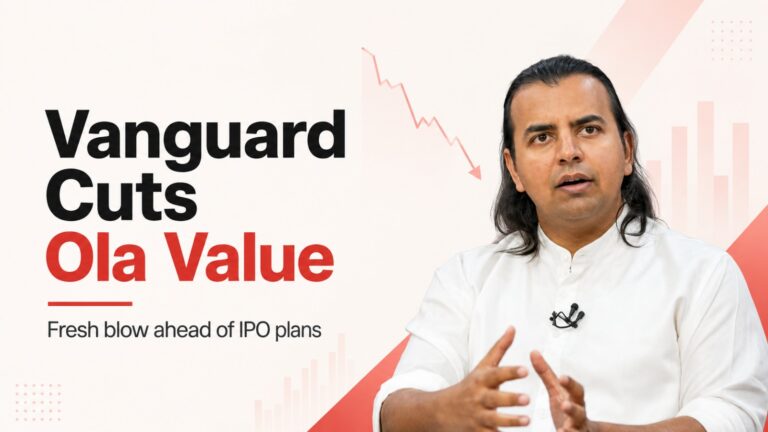 Ola valuation, Vanguard Ola markdown, Ola IPO, Bhavish Aggarwal, Ola financials, Ola FY25 revenue, Ola losses, Indian startups, startup valuation, ride hailing India, Rapido, Uber India, Ola valuation fall, Vanguard investment, Indian startup funding