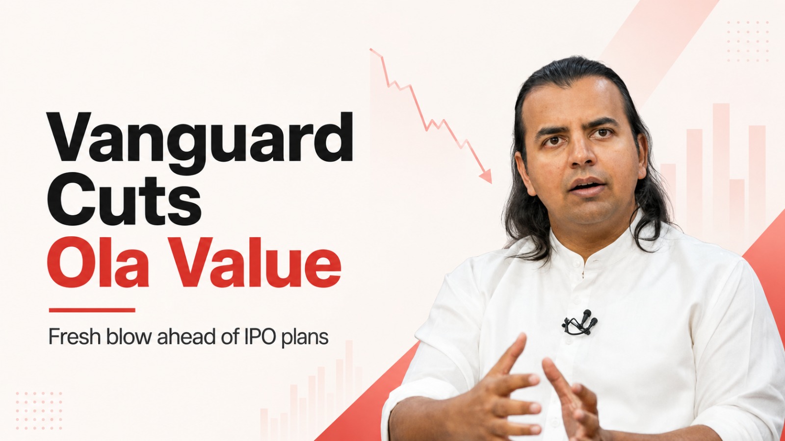 Ola valuation, Vanguard Ola markdown, Ola IPO, Bhavish Aggarwal, Ola financials, Ola FY25 revenue, Ola losses, Indian startups, startup valuation, ride hailing India, Rapido, Uber India, Ola valuation fall, Vanguard investment, Indian startup funding