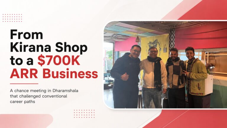 Kirana Shop, startup founder, Harshil Tomar, Dream Launch Studios, kirana shop, former kirana shop owner, small business success, $700K ARR, Rs 6 crore business, annual recurring revenue, Dharamshala, unconventional careers, niche business, entrepreneurship, startup story, Indian entrepreneur, business growth, two person team, career inspiration, business journey, offbeat success story, entrepreneur story, startup news, India business, founder insights, modern entrepreneurship