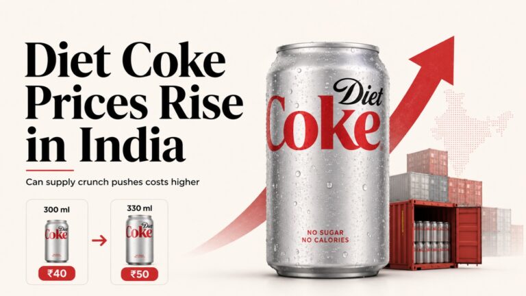 Diet Coke, Coca-Cola India, Aluminium Can Shortage, Middle East Conflict, Strait of Hormuz, Supply Chain, Beverage Industry, Soft Drinks, India News, Consumer News, FMCG, Packaging, Coke Zero, Retail Prices