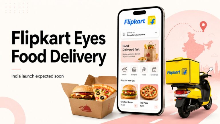 Flipkart, Food Delivery, Zomato, Swiggy, Rapido, ONDC, Walmart, Kalyan Krishnamurthy, Flipkart Minutes, Indian Startup News, E-commerce, Online Food Delivery