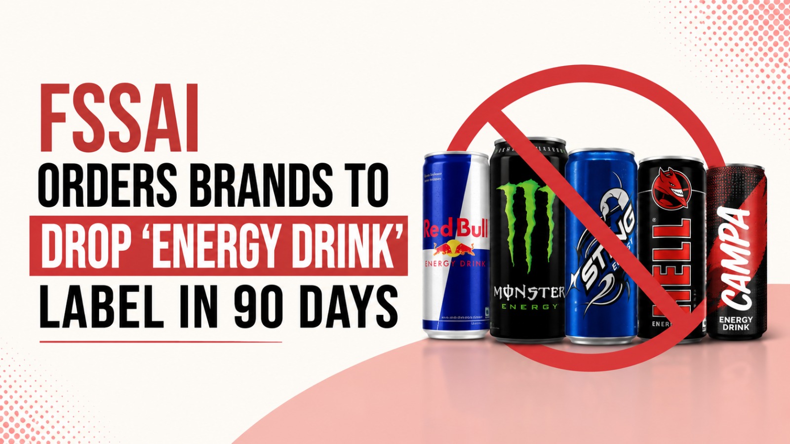 FSSAI, Energy Drinks, Pepsi, Red Bull, Sting, Monster Beverage, Reliance Consumer Products, Hell Energy, Indian Beverage Association, Food Safety, High Caffeine Beverages, Rajasthan, Beverage Industry, India News