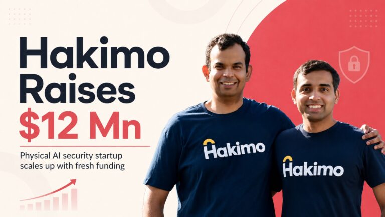 Hakimo, Physical AI, AI Security, Zigg Capital, Neotribe Ventures, Vertex Ventures US, Rocketship.vc, Startup Funding, AI Startups, Security Tech, Computer Vision, Indian-origin Founders