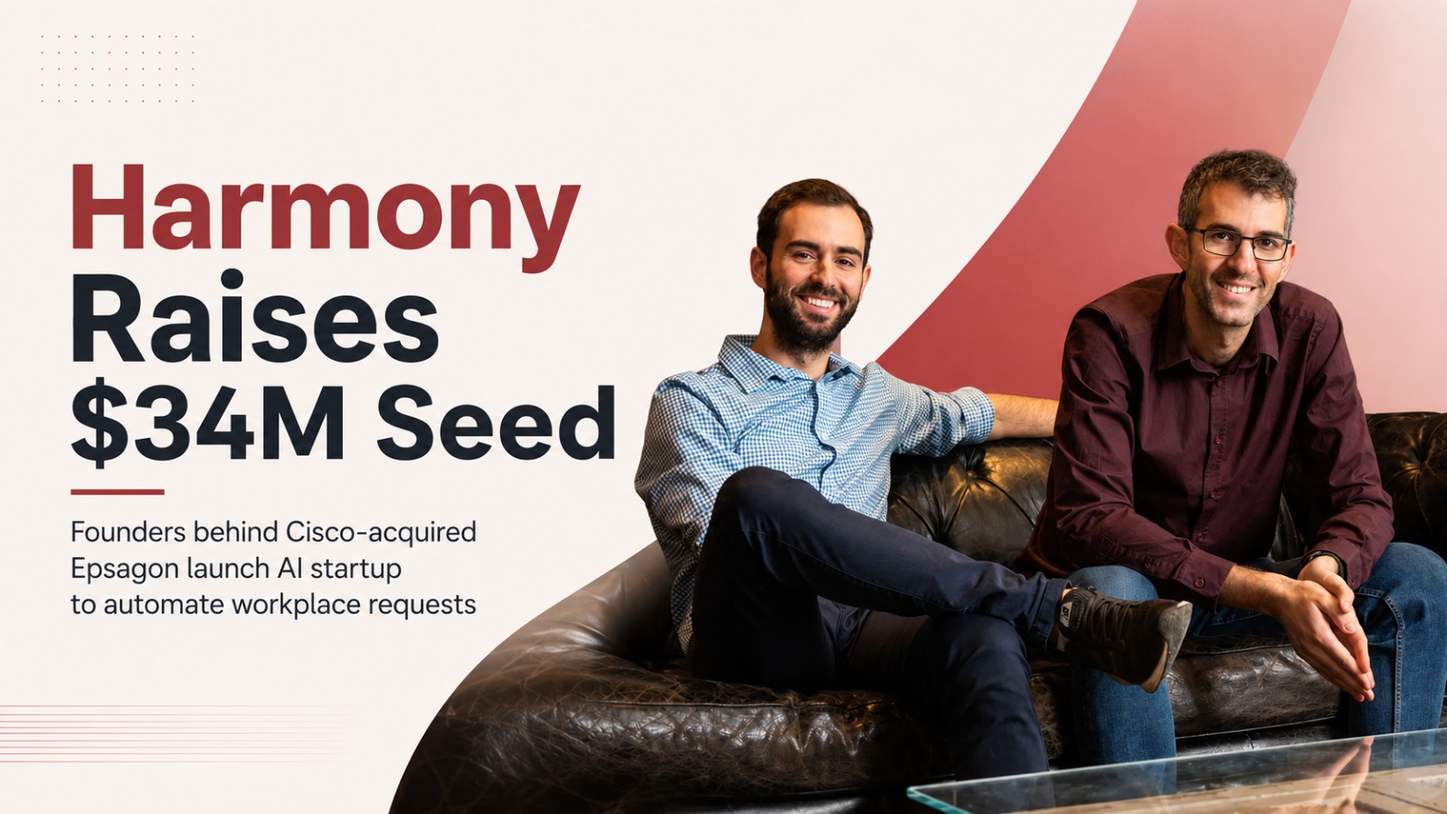 Harmony, AI startup, workplace automation, IT support, HR automation, Slack, Microsoft Teams, Lightspeed, seed funding, enterprise AI