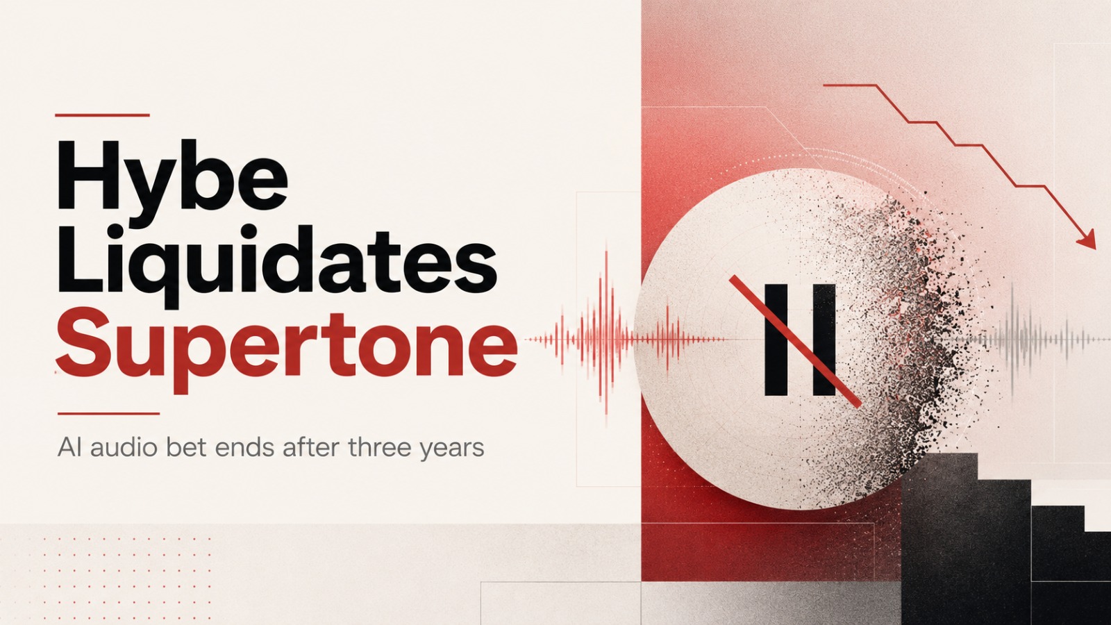 Hybe, Supertone, AI audio, artificial intelligence, voice technology, K-pop business, Hybe investment, Supertone liquidation, music technology, South Korea business, Hybe acquisitions, entertainment industry