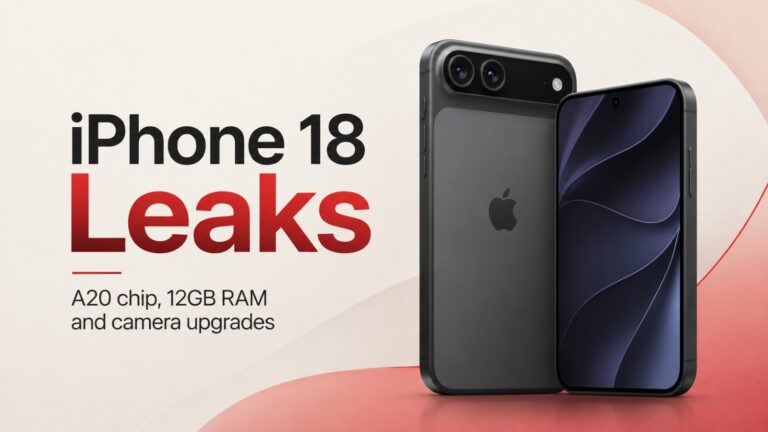 iPhone 18 leaks, iPhone 18 features, iPhone 18 Pro, iPhone 18 Pro Max, iPhone Ultra, Apple iPhone leaks, A20 chip, A20 Pro chip, 12GB RAM, variable aperture camera, smaller Dynamic Island, foldable iPhone, iPhone 18 launch date, Apple Intelligence