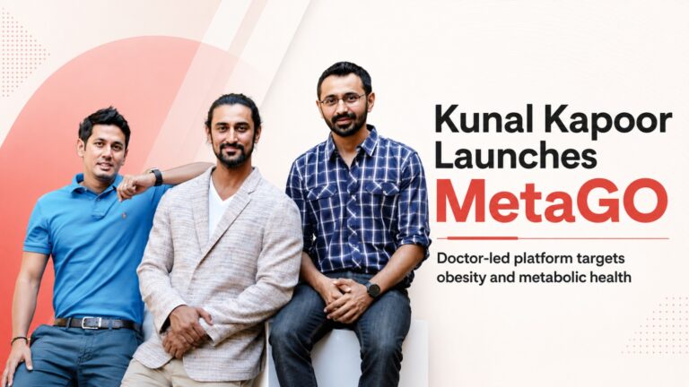 Kunal Kapoor, MetaGO, metabolic health, obesity care, healthtech startup, doctor-led platform, GLP-1 therapy, personalised healthcare, Ketto, Varun Sheth, Zaheer Adenwala, Mumbai startup, startup news, healthcare startup, Ascendants