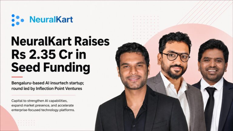 NeuralKart, Inflection Point Ventures, AI startup, Insurtech, Seed Funding, Bengaluru Startup, Artificial Intelligence, Insurance Technology, FieldSense, InsureMind, Startup Funding, Enterprise AI