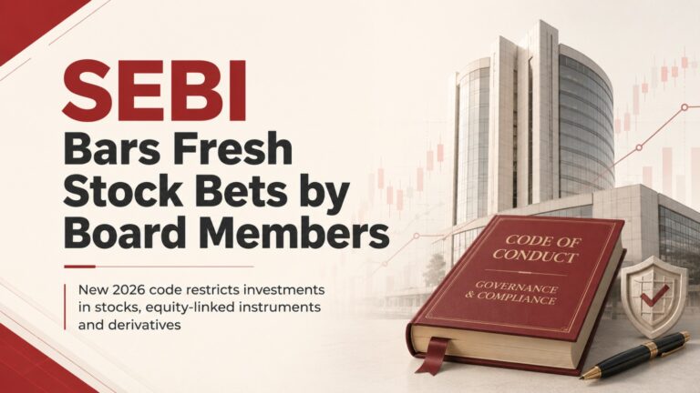 SEBI, SEBI board members, stock market regulations, investment ban, derivatives, insider trading rules, conflict of interest, Code of Conduct 2026, Madhabi Puri Buch, capital markets, REITs, InvITs